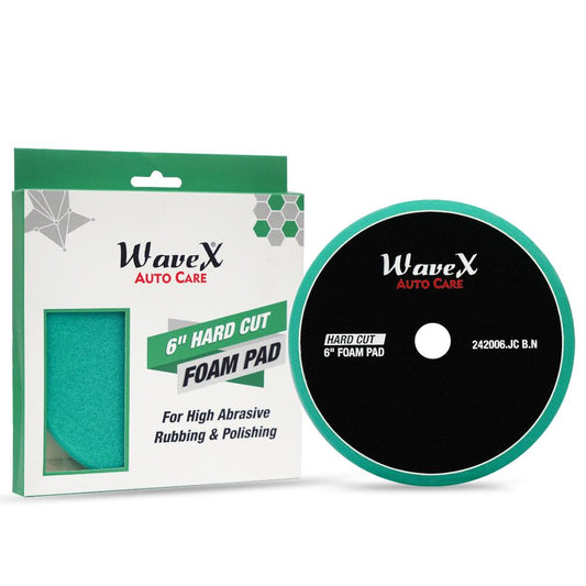 6-INCH HARD CUT GREEN FOAM PAD