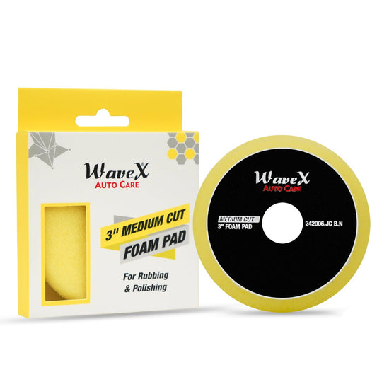 3-INCH MEDIUM CUT YELLOW FOAM PAD