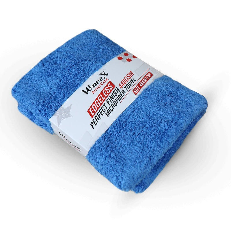 Perfect Finish Microfiber Cloth for Car 440 GSM (40x60CM) Super Soft  Microfiber Car Cleaning Cloth, High Water Absorbing Edgeless for  Scratchless