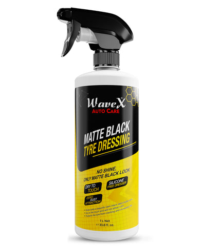 Matte Black Tyre Dressing Tyre Polish for Car | Matte Finish Tyre Polish with Zero Dust Attraction