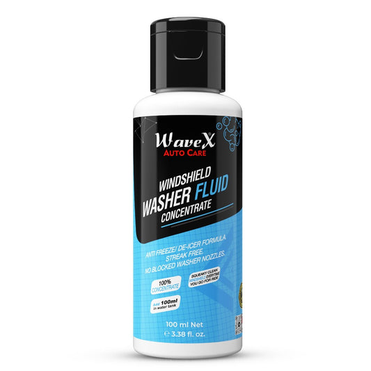 Windshield Washer Fluid Concentrate 100ml - Anti-Freeze, De-Icing Formula for Car Windshield