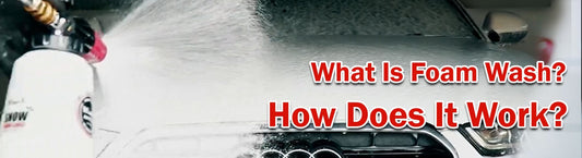how to snow foam wash a car featured banner