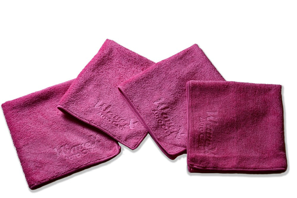 Microfiber Car Wash Towel - 3 Pack | 1100 GSM Microfiber Towel, Pink