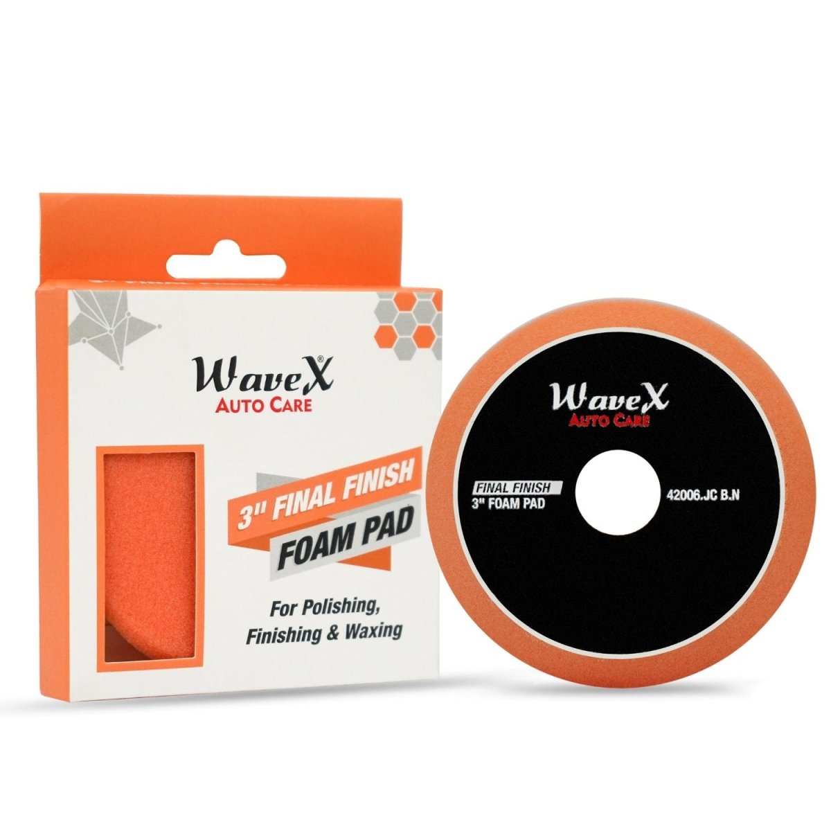 3 - INCH FINAL FINISH ORANGE FOAM PAD - Wavex - FFPAD3 Main image