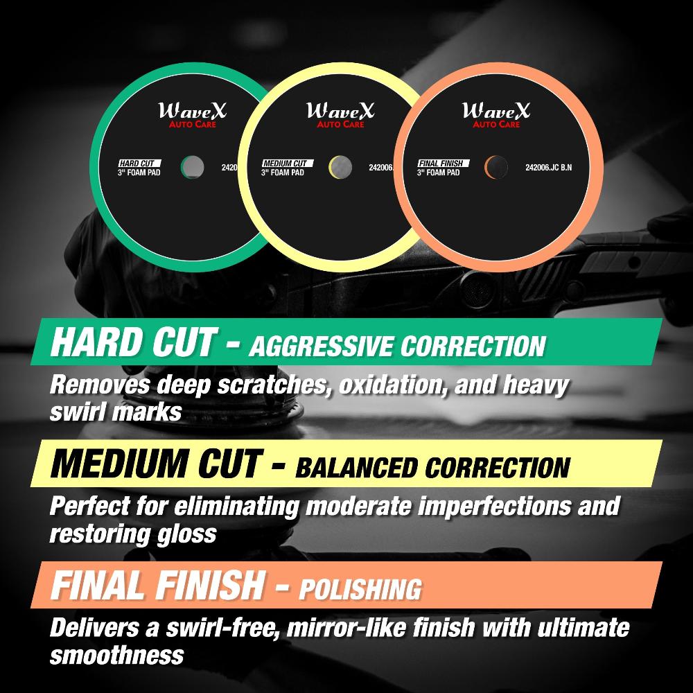 3 - INCH FOAM PAD COMBO - Wavex - PAD3-COMBO