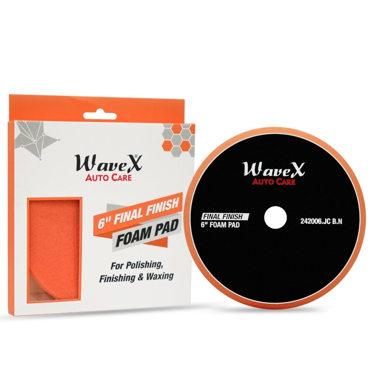 6 - INCH FINAL FINISH ORANGE FOAM PAD - Wavex - FFPAD6 Main image