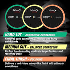 6-INCH FINAL FINISH ORANGE FOAM PAD