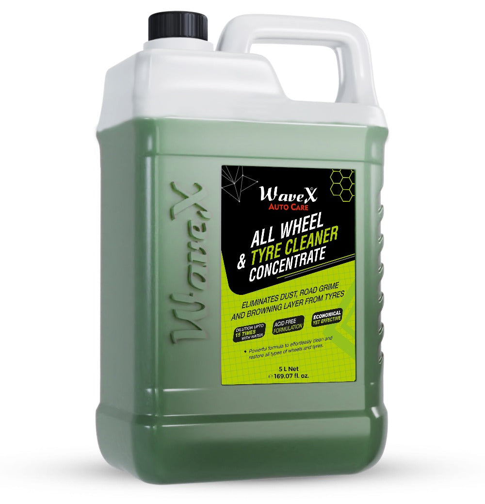 All Wheel And Tyre Cleaner Concentrate Dilutes 15 times with water- Tyre, Rims and Wheel Cleaner For All Cars and Bikes