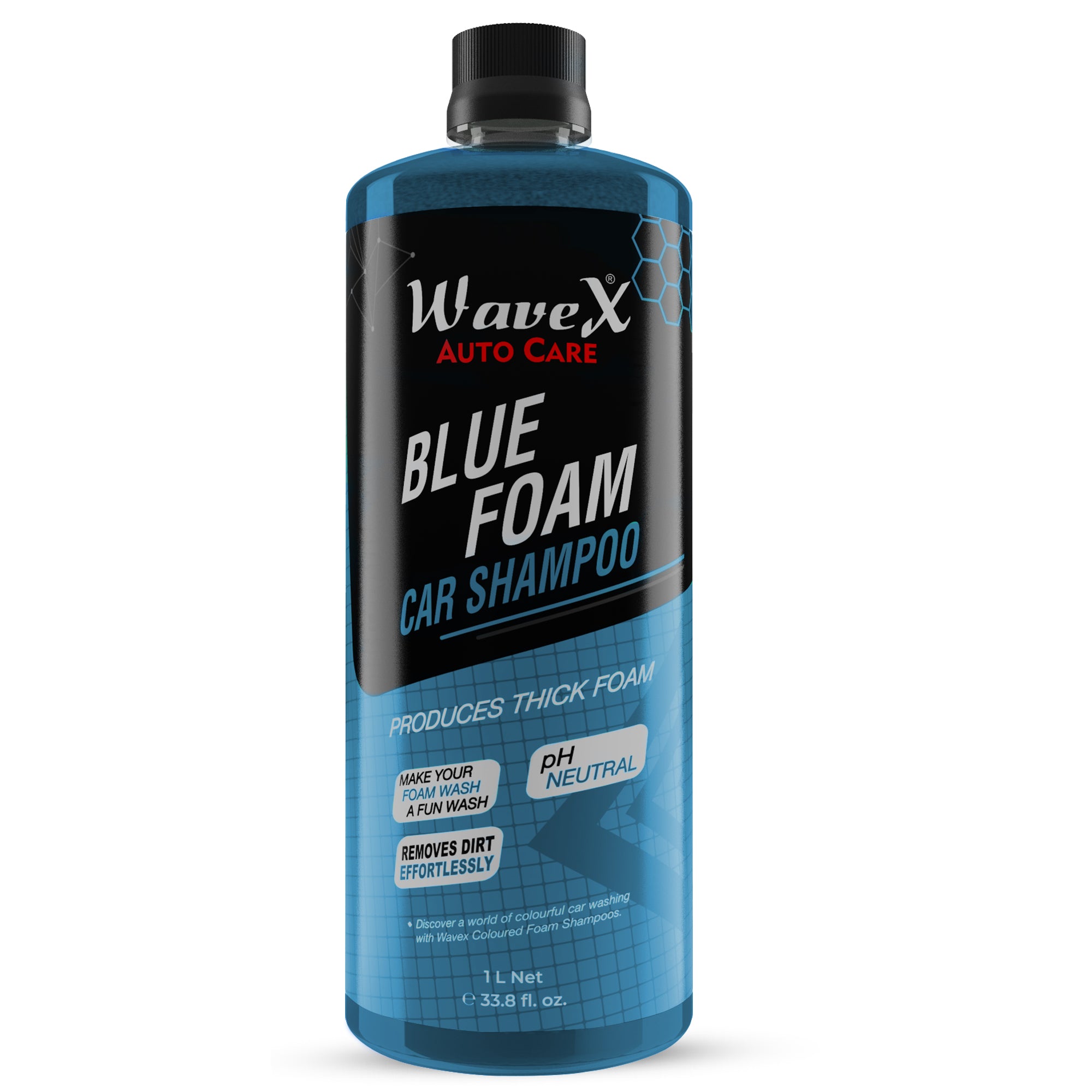 Colour Foam Wash Car Shampoo Produces Thick Blue Colour Foam
