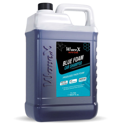 Colour Foam Wash Car Shampoo Produces Thick Blue Colour Foam