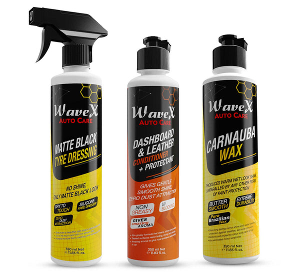 Brazilian Carnauba Wax Car Polish 350ml, Dashboard Leather Polish Cond –  Wavex