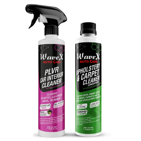 Plastic Leather Vinyle Rubber Cleaner with Carpet Cleaner Upholstery Concentrate (Set of 2)