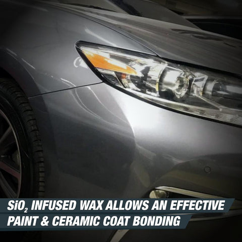 SiO2 Ceramic Liquid Wax for Cars and Bikes 650 ml, Gives Deep Gloss and Ultimate Hydrophobic Protection