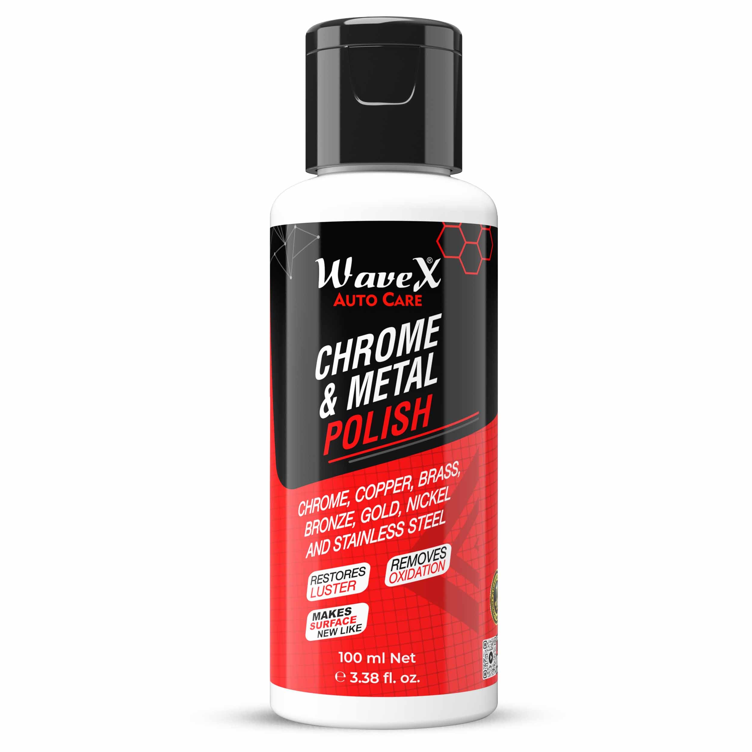 Matte Finish Maintainer 350 ml Combo, Wash, Clean, Protect and Maintain Matte Bikes and Cars, Consists of WaveX Matte Wash Shampoo, Matte Finish Maintainer, Microfiber Cloth & Chrome & Metal Polish 100ml