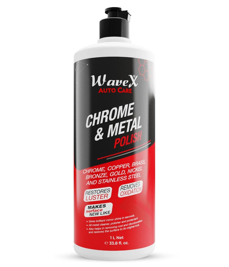 Chrome and Metal Polish 350ml  Instant Spray Car and Bike Polish 350m –  Wavex