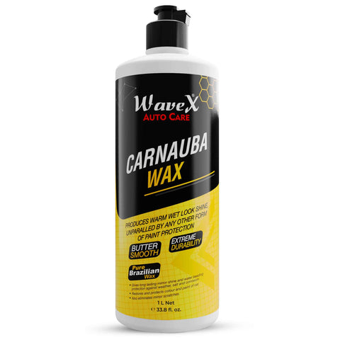 Carnauba Wax Car Polish 1L | Car Wax that Provides Deep Wet Shine | Car Wax Polish for Car Paint, Headlights & Chrome Components