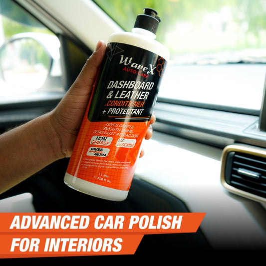 Dashboard Polish and Leather Conditioner + Protectant Car Dashboard Polish 350ml | Dashboard Polish that Protects, Shines & Conditions