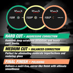 5-INCH MEDIUM CUT YELLOW FOAM PAD