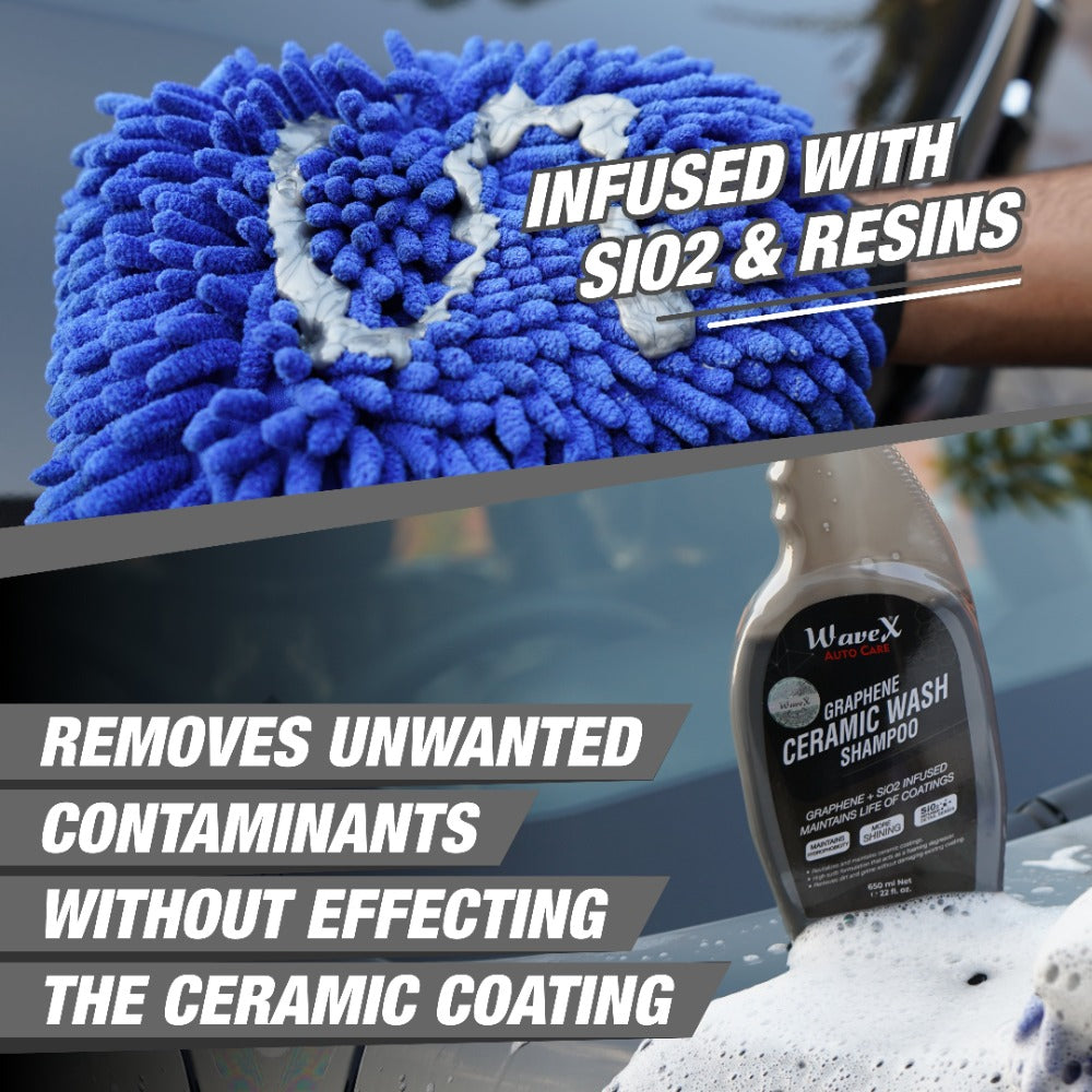 Graphene Ceramic Wash Car Shampoo, Specially for Ceramic Coated Vehicles, Maintains Life of Coating