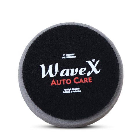 Wavex Polishing Pad for Car Polish Machine | Polishing and Buffing Pad for Cars and Bikes | 3"- Fits 3" Backing Plate | for DA and Rotary Polishers