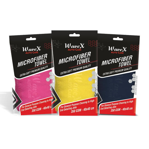 Microfiber Car Cleaning Cloth-Water Magnet Drying Towel-40x40cm-350 GSM