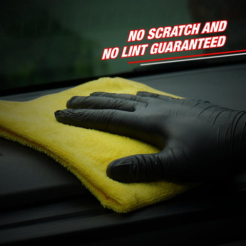 Microfiber Car Cleaning Cloth-Grey-40x40cm-350 GSM