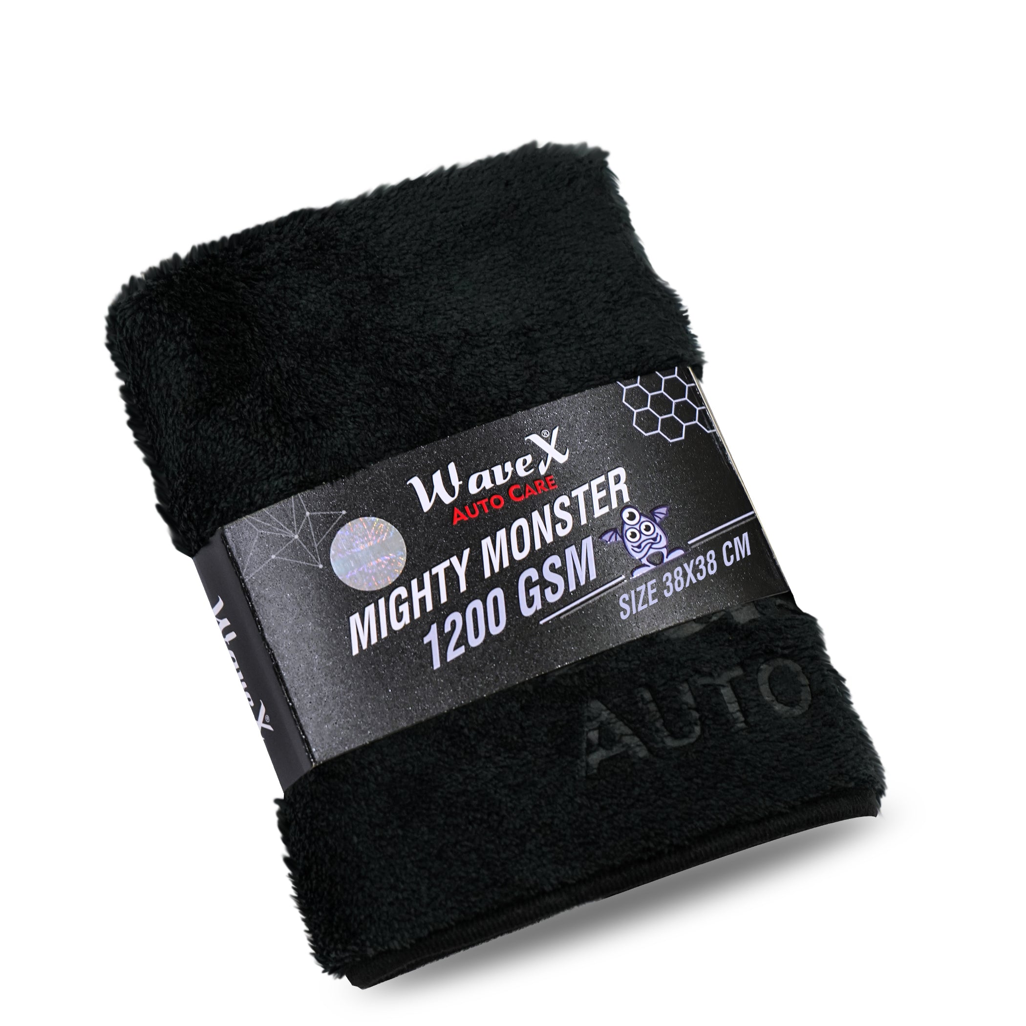 MIGHTY MONSTER MICROFIBER TOWEL UPGRADED 1200GSM 38X38CM Main image