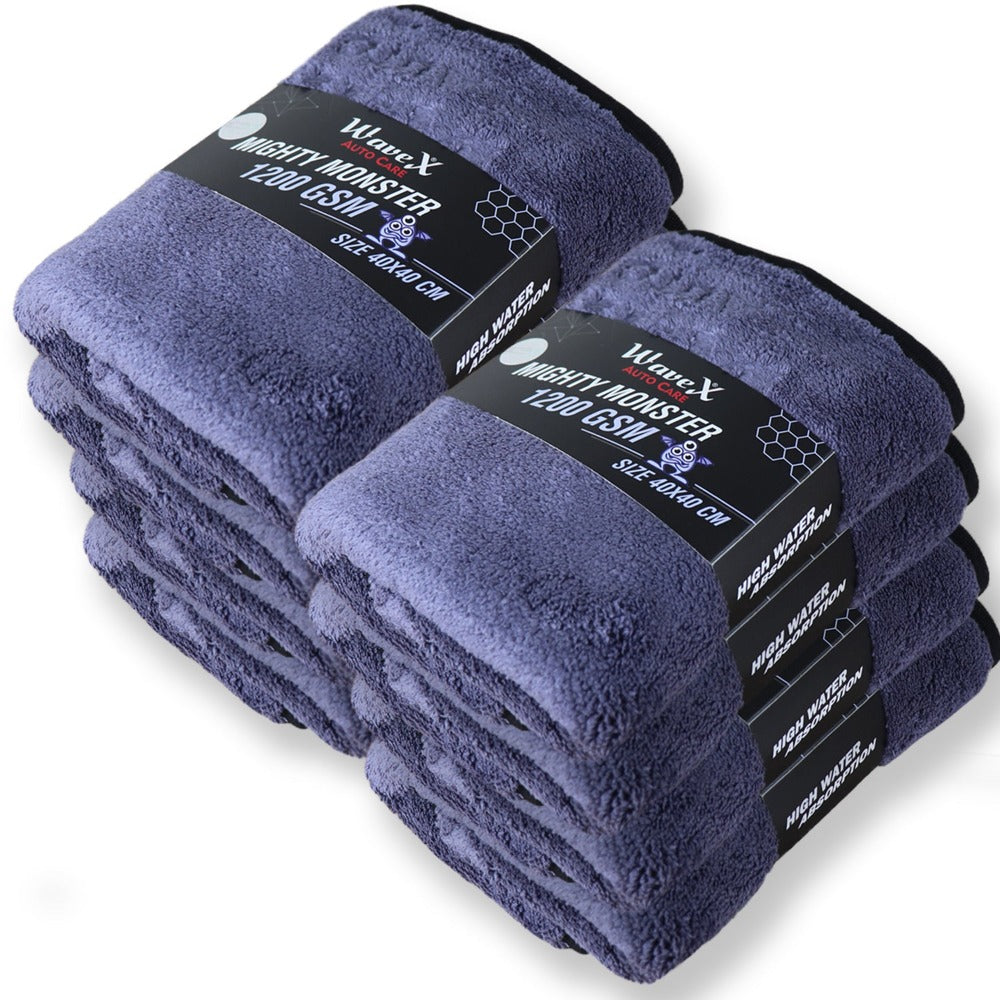 1200gsm Ultra-Thick Microfiber Car Detailing Wash Towels Cleaning