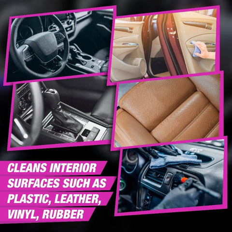 PLVR Car Interior Cleaner | Car Interior Cleaner for Plastic, Leather, Vinyl & Rubber