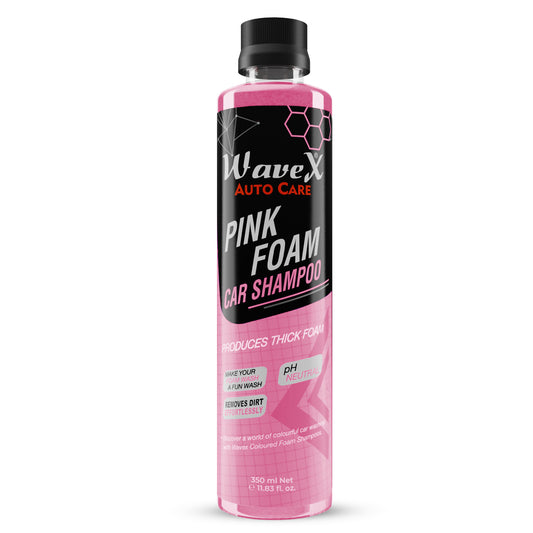 Colour Foam Wash Car Shampoo, Produces Thick Pink Colour Foam