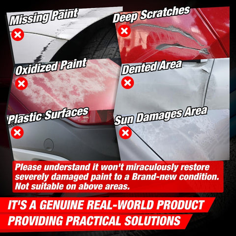 Car Scratch Remover | Removes Paint Transfer, Restores Like New
