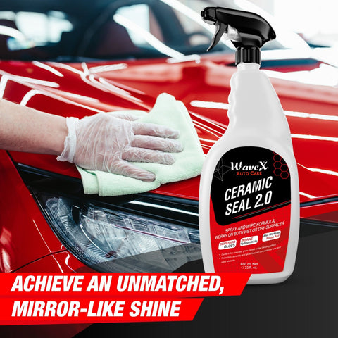 Ceramic Seal 2.0 | Advanced Spray and Wipe Formula for Ultimate Vehicle Shine and Protection | Better than Car Wax and Paint Sealant