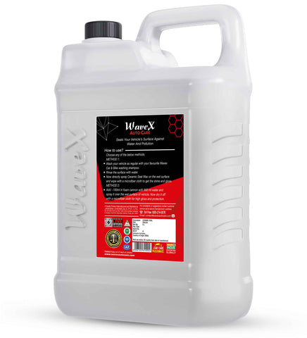 DIY Ceramic Coating for Car - Ceramic Seal Wax Concentrate - SiO2 Water Activated Paint & Glass Protection - Spray On, Rinse Off - Lasts 5X Longer Than Wax - Deep, Wet Shine