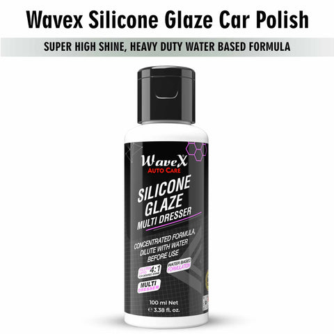 KIT-SCWW Silicone Glaze Polish 100ml, Chrome and Metal Polish 100ml and Wonder Wash Car and Bike Shampoo 100ml Combo