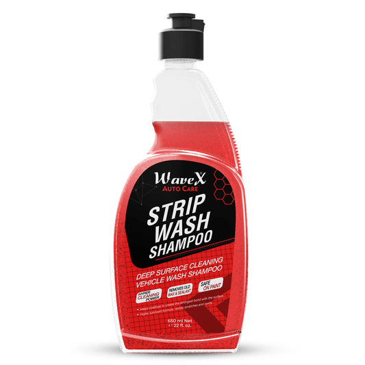 Strip Wash Shampoo- Removes Old Waxes, Polishes, Sealants and Glaze from All Cars and Bikes