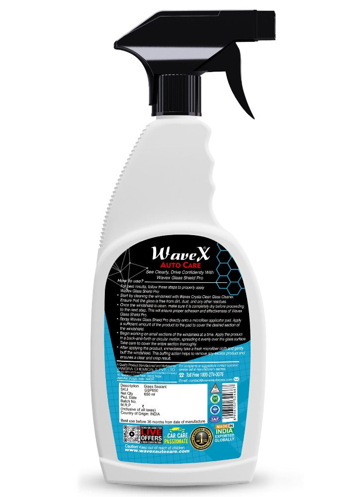 Wavex Rain Repellent for Car Windshield, Glass Shield Pro 650ml at Rs  1295/piece, Water Repellents in Jalandhar