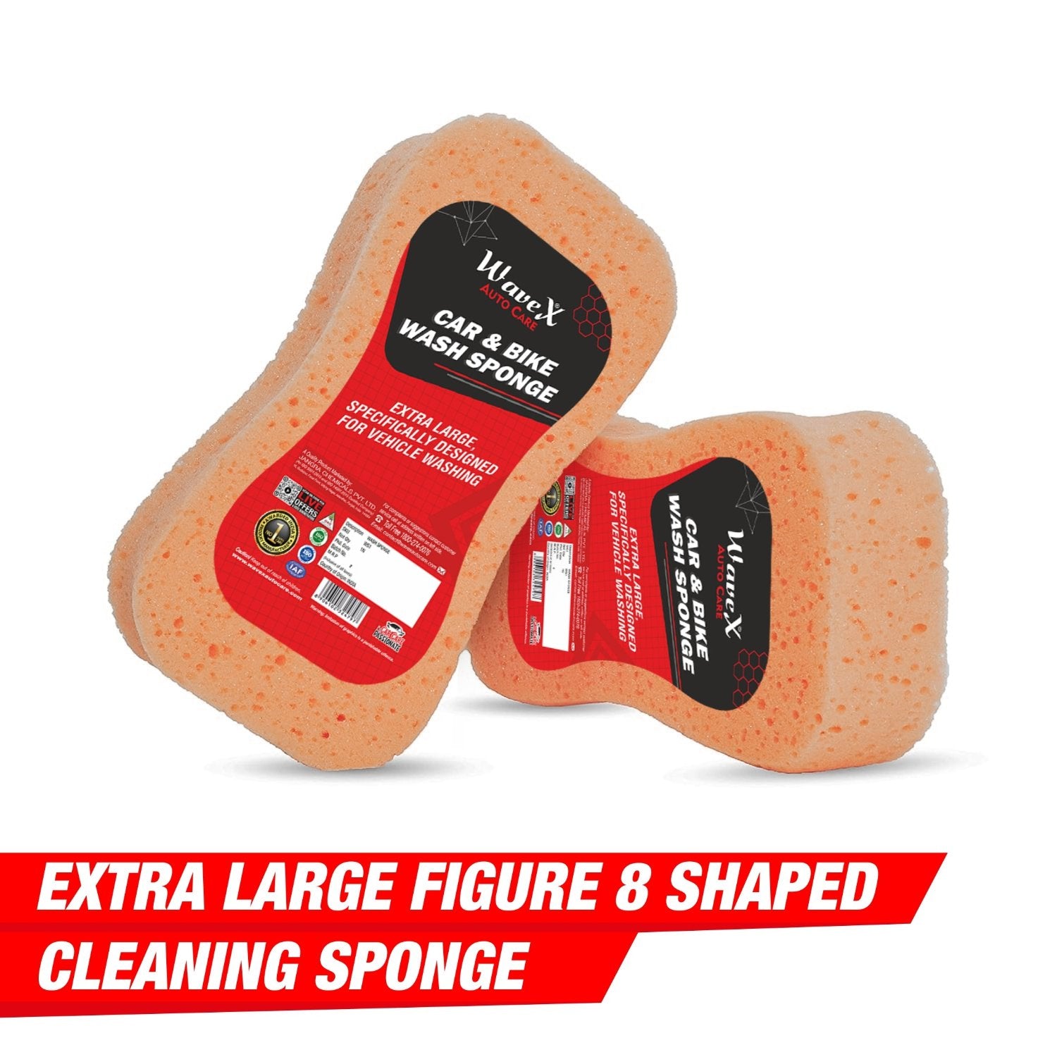 CAR AND BIKE WASH SPONGE (PACK OF 2) Secondary image