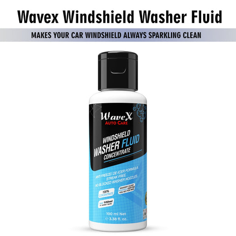 KIT-DCW Dashboard & Leather Conditioner+Protectant Bumper 100g, Carnauba Car Wax 100g and Windshield Washer Fluid 100ml Combo