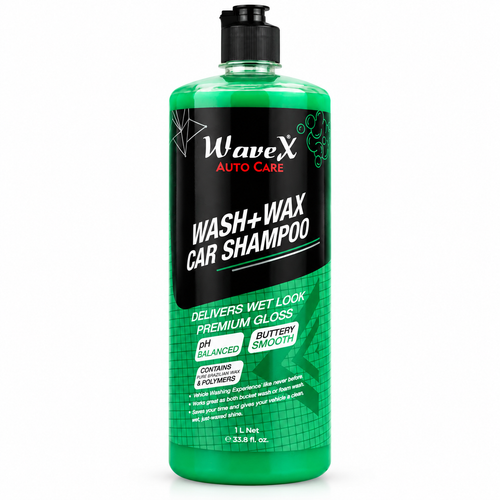 WASH AND WAX CAR SHAMPOO