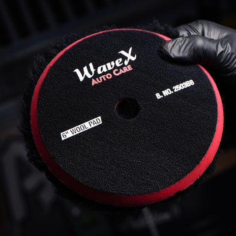 BLACK WOOL POLISHING PAD