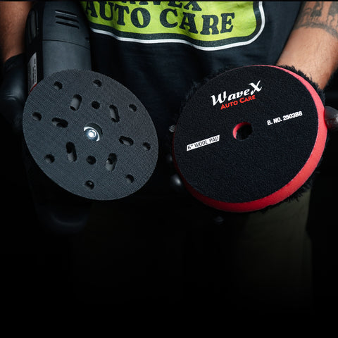 BLACK WOOL POLISHING PAD