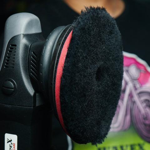 BLACK WOOL POLISHING PAD
