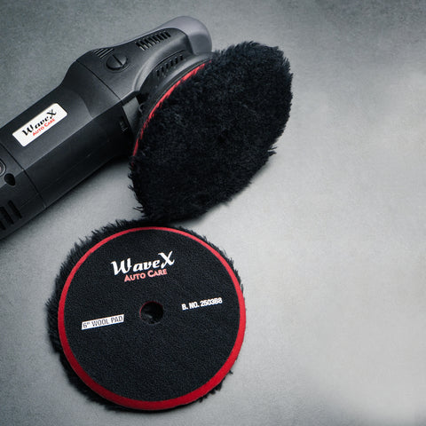 BLACK WOOL POLISHING PAD