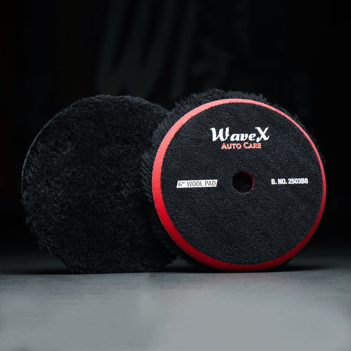 BLACK WOOL POLISHING PAD