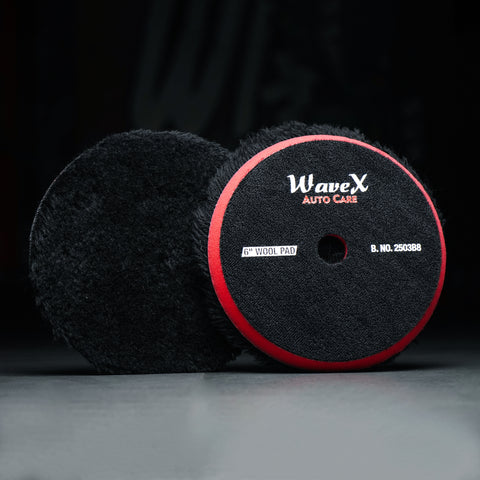 BLACK WOOL POLISHING PAD