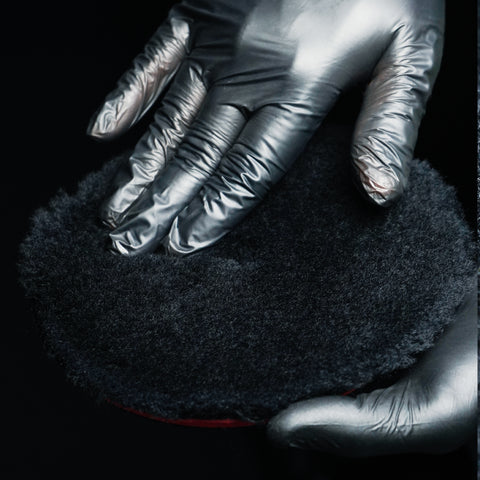 BLACK WOOL POLISHING PAD