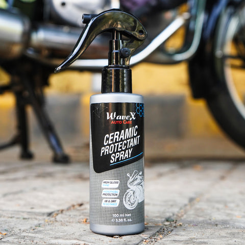 CERAMIC PROTECTANT SPRAY FOR MOTOR BIKES -  SUPER HYDROPHOBIC & UV PROTECTION