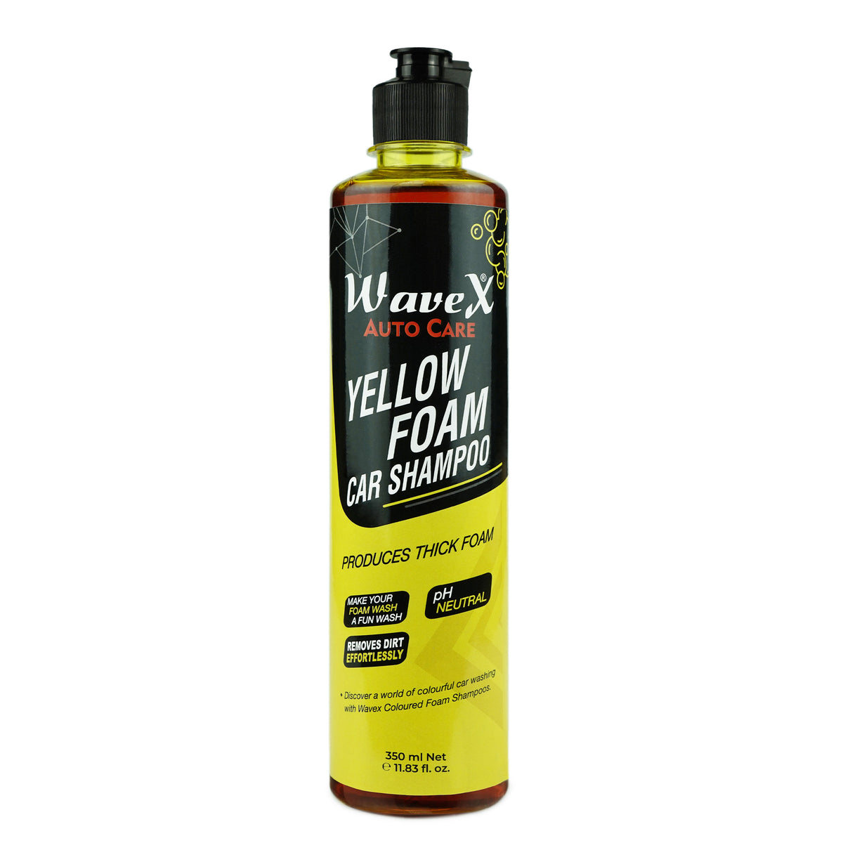 YELLOW COLOUR FOAM WASH