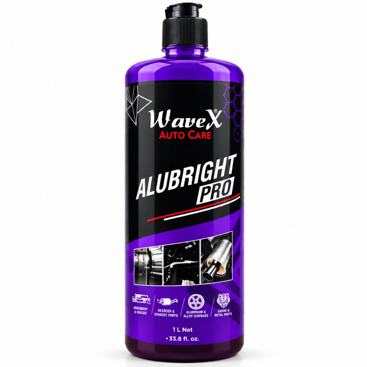 ALUBRIGHT PRO ALUMINIUM CLEANER & RESTORER 1 L - Wavex-ABP1K Main image