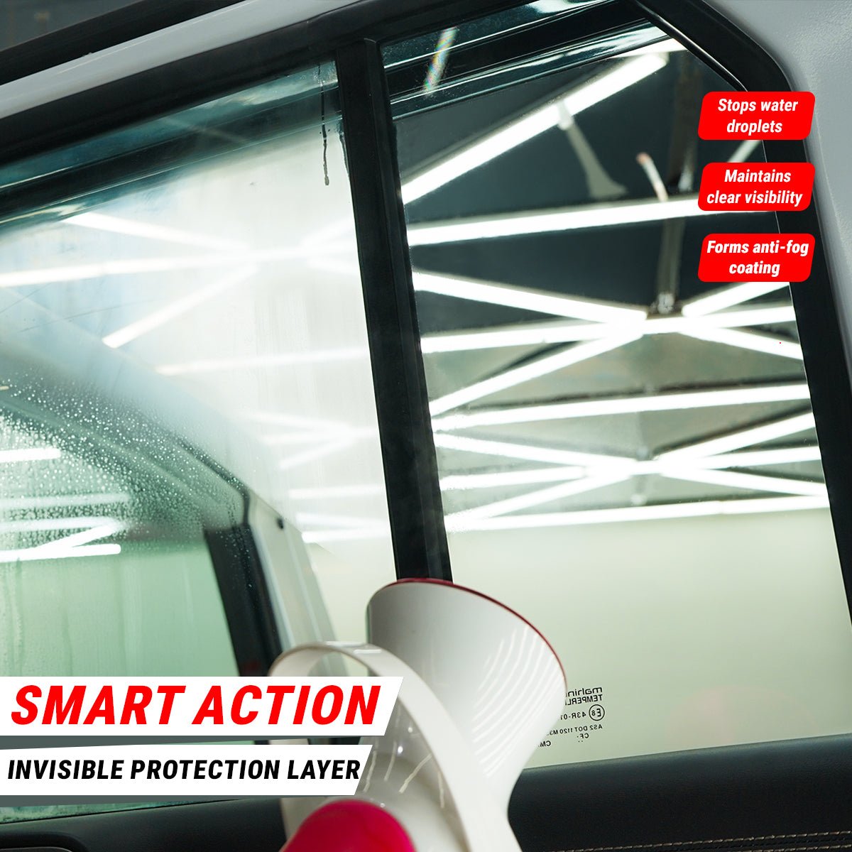 ANTI FOG TREATMENT FOR CAR INTERIOR GLASS, HELMET VISOR & SPECTACLES - Wavex - AFT500